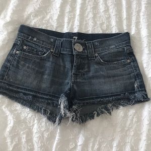 Gently used 7 for all mankind shorts size 27